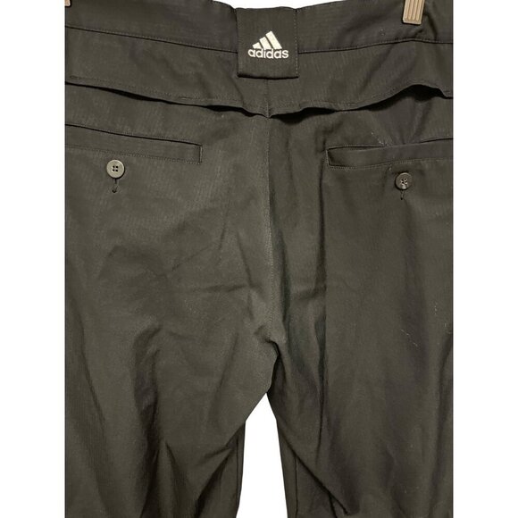 ADIDAS Men's Climacool Vented Black Stripe Golf Trouser Pants Size 34 Athletic - Picture 4 of 8